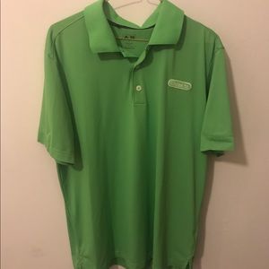 Men’s Adidas Green Golf Shirt size large dri fit